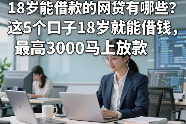 18岁能借款的网贷有哪些？这5个口子18岁就能借钱，最高3000马上放款