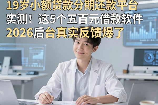 19岁小额贷款分期还款平台实测!这5个五百元借款软件2026后台真实反馈爆了