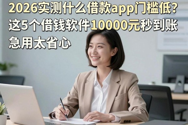 2026实测什么借款app门槛低?这5个借钱软件10000元秒到账,急用太省心