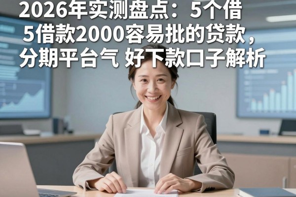2026年实测盘点：5个借款2000容易批的贷款分期平台好下款口子解析