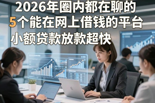 2026年圈内都在聊的5个能在网上借钱的平台,小额贷款放款超快!