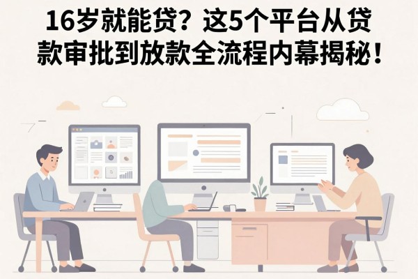 16岁就能贷?这5个平台从贷款审批到放款全流程内幕揭秘!2026年最新消息