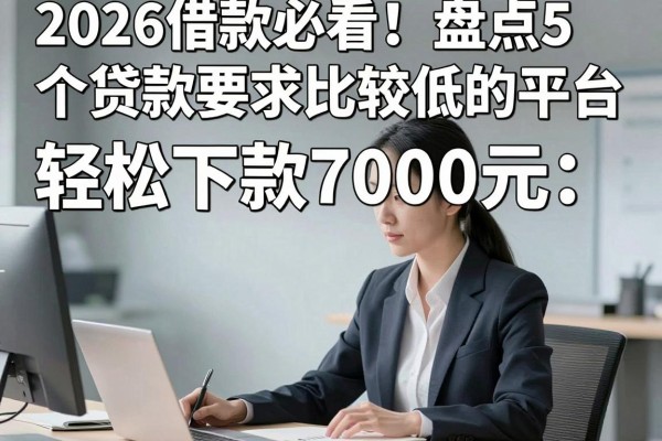 2026借款必看!盘点5个贷款要求比较低的平台,轻松下款7000元