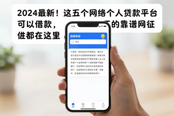 2024最新!这五个网络个人贷款平台可以借款,借6000不查征信的靠谱网贷app都在这里 2024最新!这五个网络个人贷款平台可以借款,借6000不查征信的靠谱网贷app都在这里