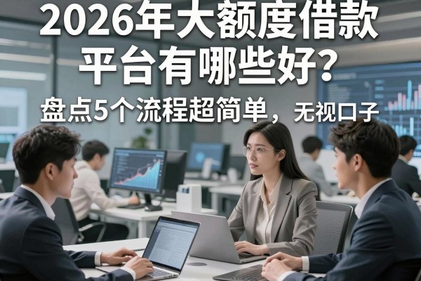 2026年大额度借款平台有哪些好？盘点5个流程超简单、无视网贷记录的口子