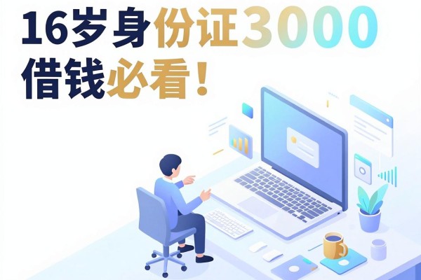 16岁身份证借钱必看!这5个贷款3000的软件今日全面解答