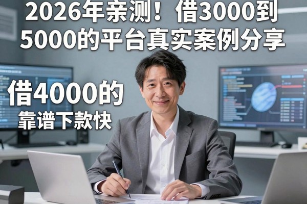 2026年亲测！借3000到5000的平台真实案例分享，这5个借4000的网贷口子靠谱下款快