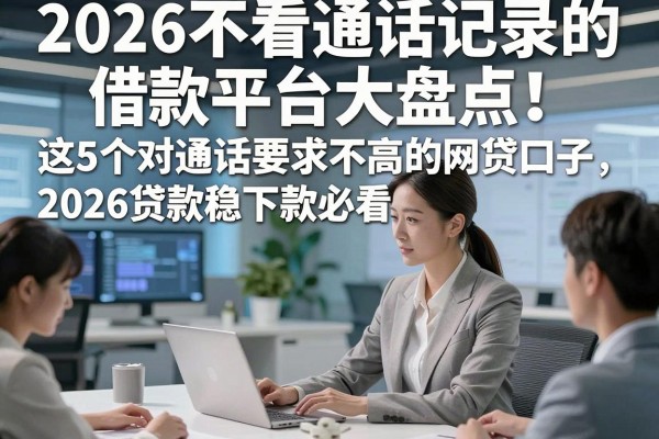 2026不看通话记录的借款平台大盘点！这5个对通话要求不高的网贷口子，2026贷款稳下款必看