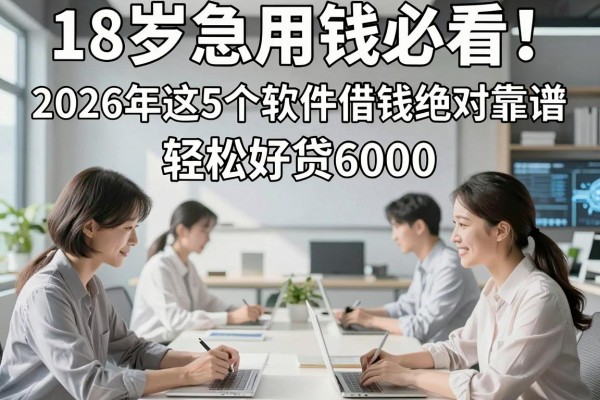 18岁急用钱必看!2026年这5个软件借钱绝对靠谱,轻松好贷6000