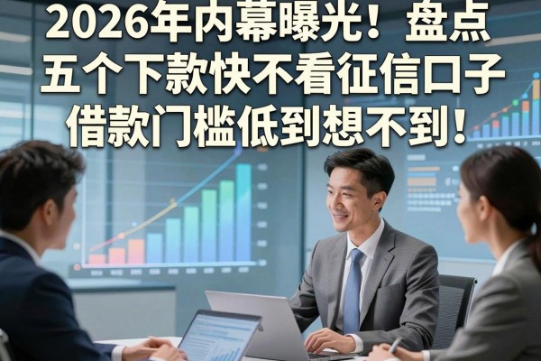 2026年内幕曝光!盘点五个下款快不看征信口子,借款门槛低到想不到