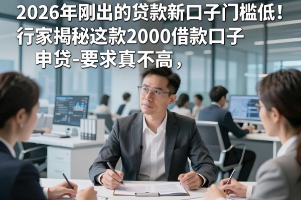 2026年刚出的贷款新口子门槛低!行家揭秘这款2000借款口子申贷要求真不高