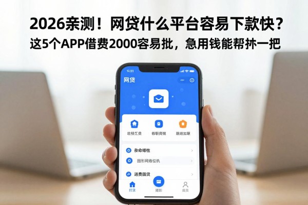 2026亲测!网贷什么平台容易下款快?这5个APP借款2000容易批,急用钱能帮衬一把