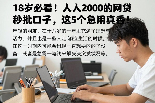 18岁必看！人人2000的网贷秒批口子，这5个急用真香！