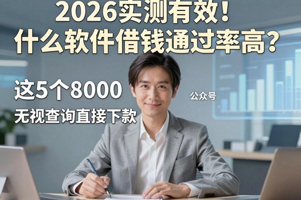2026实测有效!什么软件借钱通过率高?这5个8000借款平台无视查询直接下款