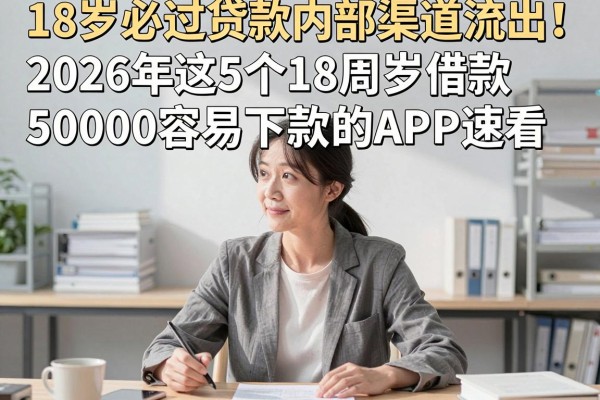 18岁必过贷款内部渠道流出！2026年这5个18周岁借款50000容易下款的APP速看