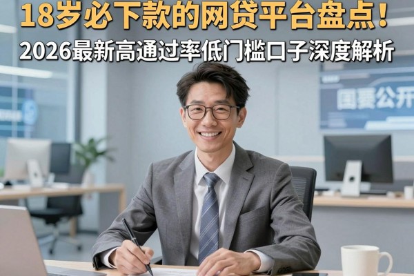 18岁必下款的网贷平台盘点!2026最新高通过率低门槛口子深度解析