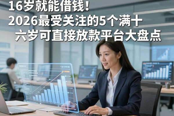 16岁就能借钱!2026最受关注的5个满十六岁可直接放款平台大盘点