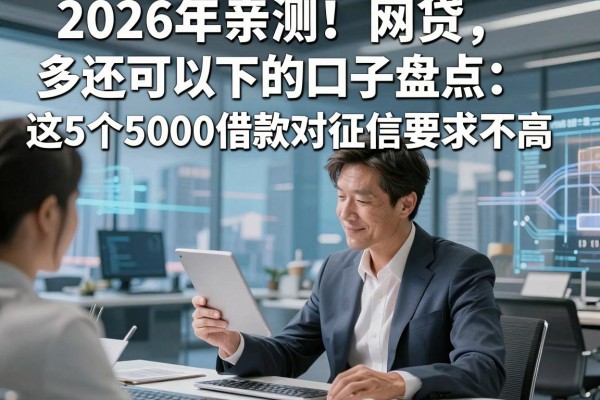 2026年亲测!网贷多还可以下的口子盘点:这5个5000借款对征信要求不高
