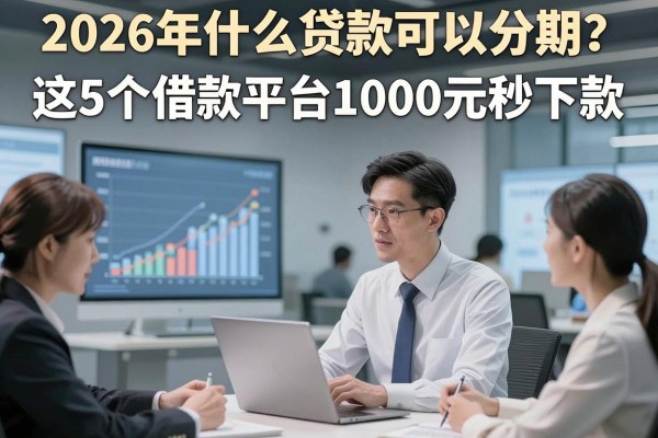 2026年什么贷款可以分期？这5个借款平台1000元秒下款