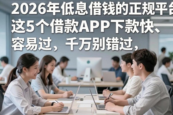2026年低息借钱的正规平台盘点:这5个借款APP下款快、容易过,千万别错过!