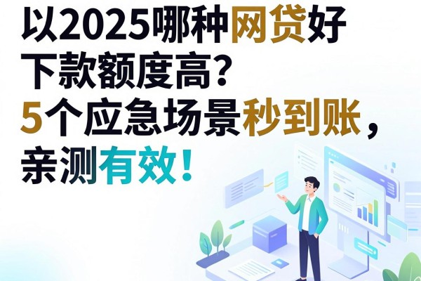 2025哪种网贷好下款额度高？这5个应急场景秒到账，亲测有效！