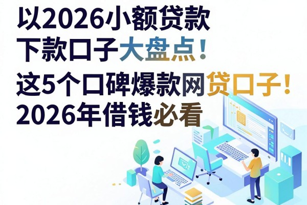 2026小额贷款下款口子大盘点！这5个口碑爆款网贷口子，2026年借钱必看