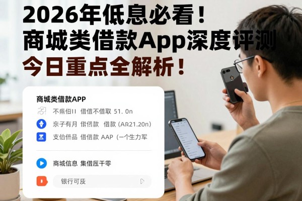 2026年低息必看！商城类借款app深度评测，今日重点全解析！