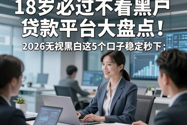 18岁必过不看黑户贷款平台大盘点!2026无视黑白这5个口子稳定秒下