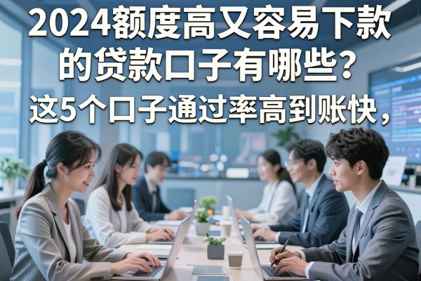 2024额度高又容易下款的贷款口子有哪些?这5个口子通过率高到账快!