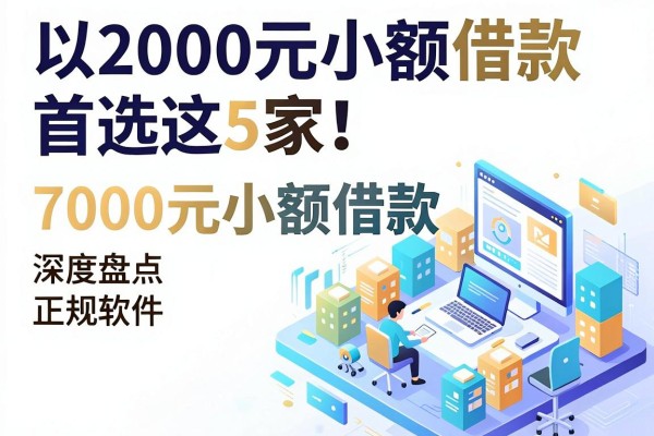 2000元小额借款首选这5家！附7000元小额借款正规软件深度盘点
