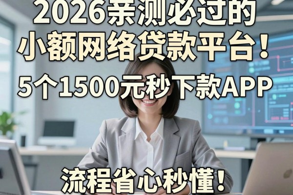 2026亲测必过的小额网络贷款平台!5个1500元秒下款APP,流程省心秒懂