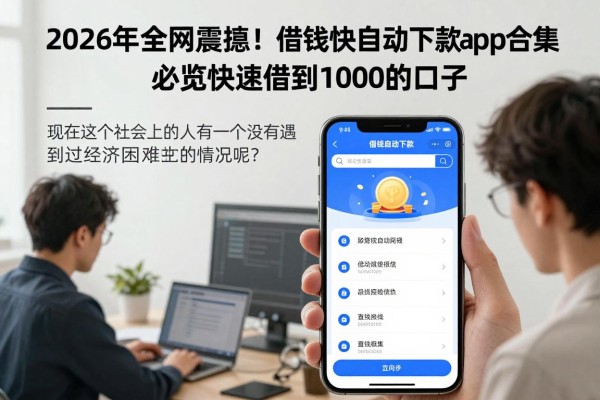 2026年全网震惊!借钱快自动下款的app合集,必览快速借到1000的口子