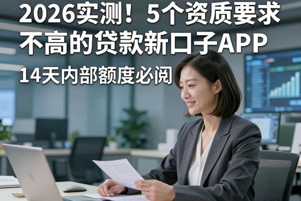 2026实测！5个资质要求不高的贷款新口子APP，14天内部额度必阅