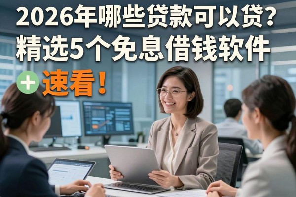 2026年哪些贷款可以贷？精选5个免息借钱软件，速看！