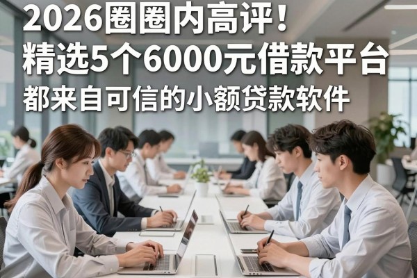 2026圈内高评！精选5个6000元借款平台，都来自可信的小额贷款软件