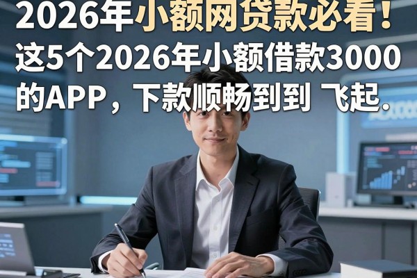 2026年小额网贷款必看!这5个2026年小额借款3000的APP,下款顺畅到飞起