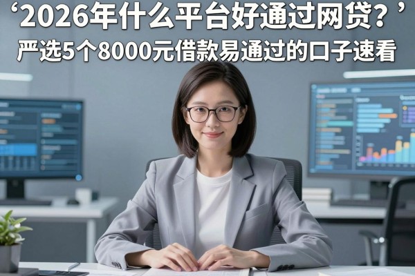 2026年什么平台好通过网贷?严选5个8000元借款易通过的口子速看
