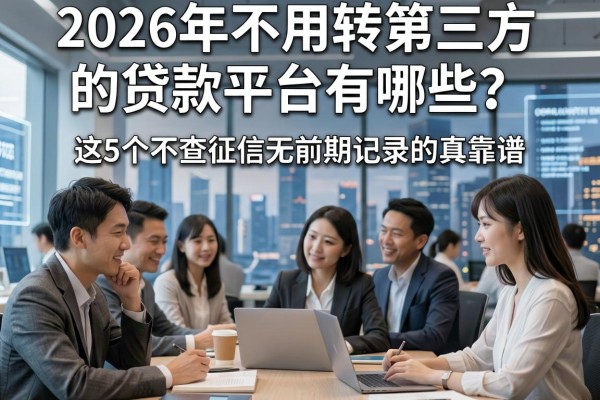 2026年不用转第三方的贷款平台有哪些?这5个不查征信无前期记录的真靠谱!