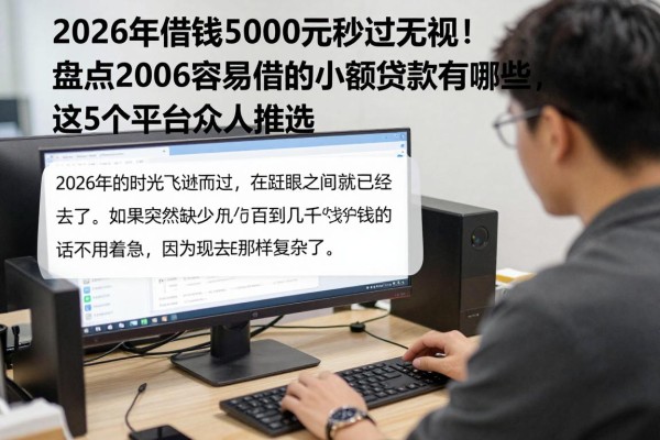 2026年借钱5000元秒过无视!盘点2026容易借的小额贷款有哪些,这5个平台众人推选