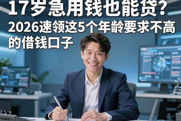 17岁急用钱也能贷?2026速领这5个年龄要求不高的借钱口子
