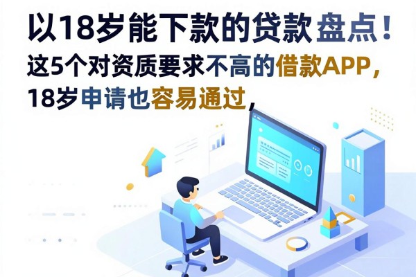 18岁能下款的贷款平台盘点!这5个对资质要求不高的借款APP,18岁申请也容易通过
