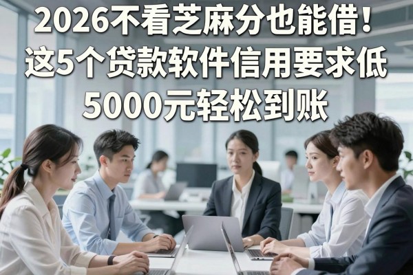 2026不看芝麻分也能借!这5个贷款软件信用要求低,5000元轻松到账