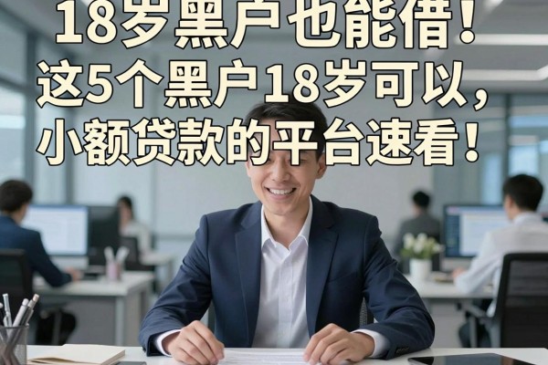 18岁黑户也能借!这5个黑户18岁可以小额贷款的平台速看