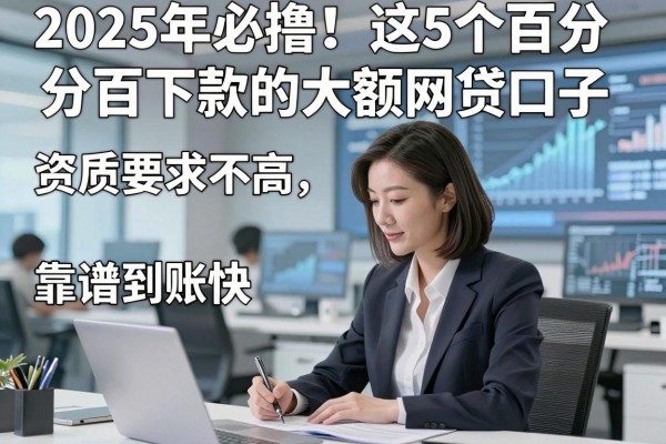 2025年必撸!这5个百分百下款的大额网贷口子,资质要求不高,靠谱到账快!