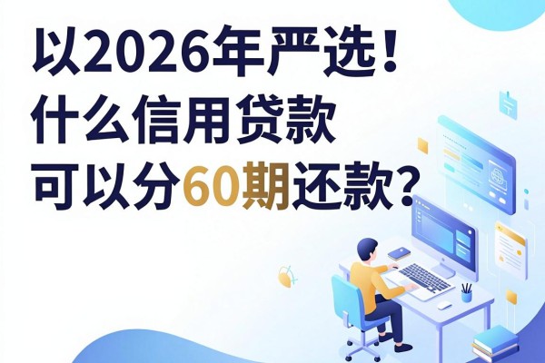 2026年严选！什么信用贷款可以分60期还款？这5个小额贷款黑户也能秒批不拒