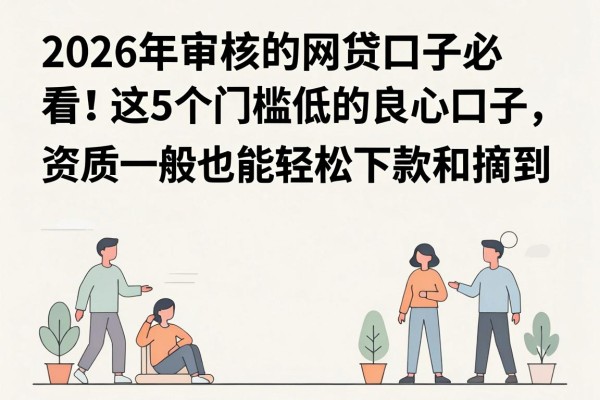 2026年审核的网贷口子必看!这5个门槛低的良心口子,资质一般也能轻松下款