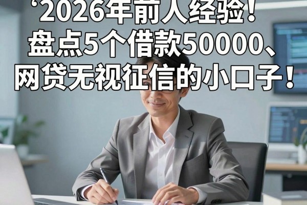 2026年前人经验！盘点5个借款50000、网贷无视征信的小口子