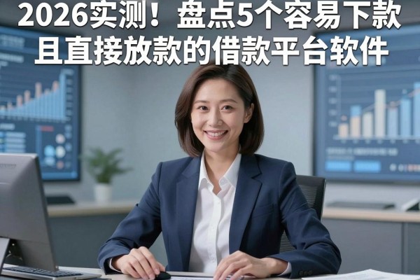2026实测!盘点5个容易下款且直接放款的借款平台软件