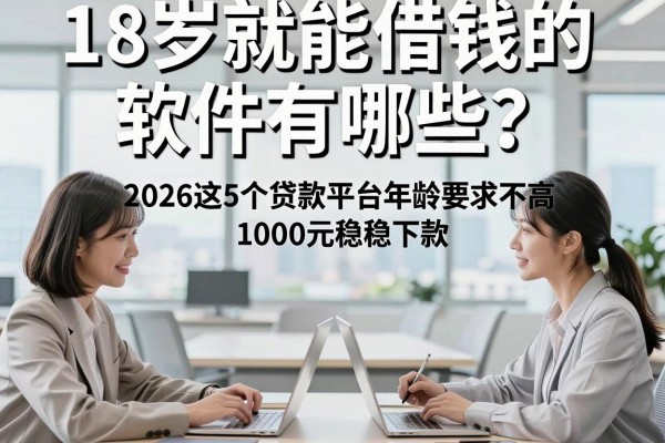 18岁就能借钱的软件有哪些？2026这5个贷款平台年龄要求不高，1000元稳稳下款