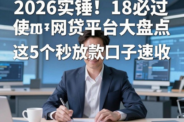 2026实锤！18必过网贷平台大盘点，这5个秒放款口子速收